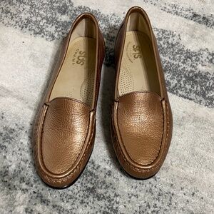 SAS Copper Leather Loafers